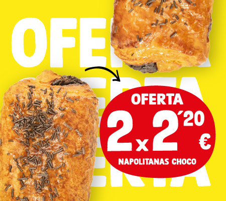 oferta quincenal napolitana chocolate