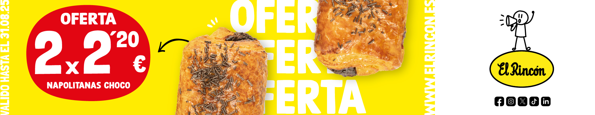 oferta quincenal napolitana chocolate