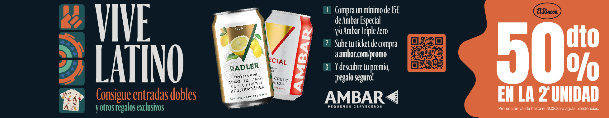 ambar descuento y vive latino