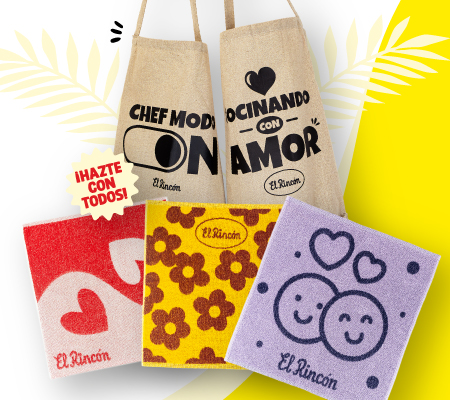 Paños y delantales gratis compra pan