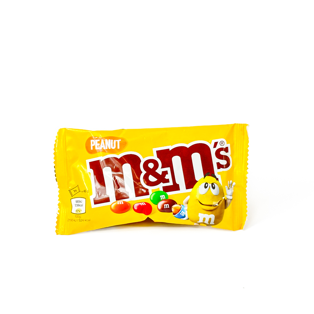 M&M S CACAHUETE 45GR