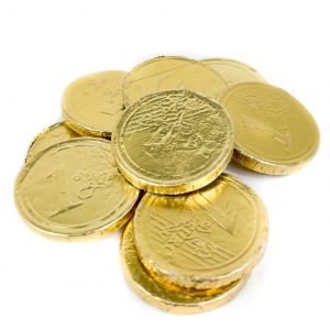 MONEDAS DE CHOCOLATE